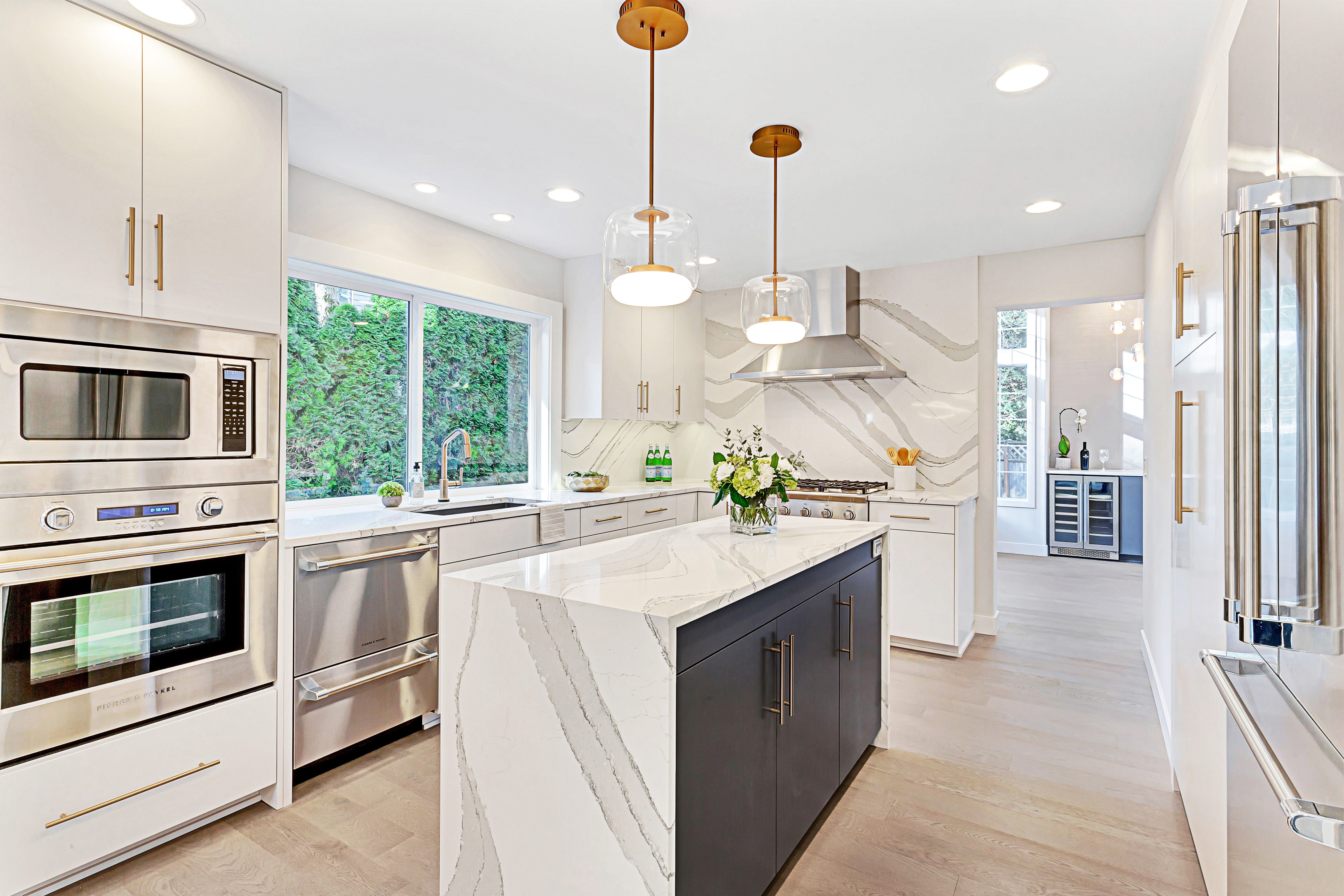 Dhar residence modern kitchen remodel
